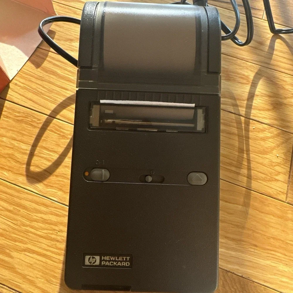 HP 82240A Infrared Printer Boxed + 82241A Original Adapter + Thermal Paper